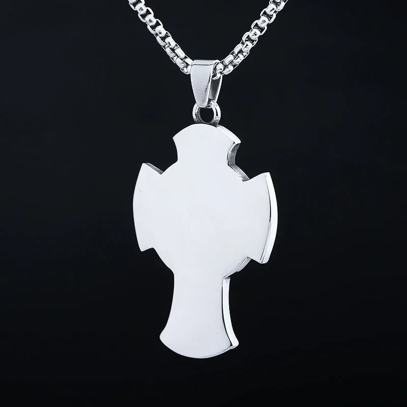 SION L-Collier pendentif Saint Michel en acier inoxydable pour homme et femme, tour de cou vintage, cadeau porte-bonheur, livraison directe, nouveau, 2021