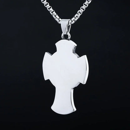 SION L-Collier pendentif Saint Michel en acier inoxydable pour homme et femme, tour de cou vintage, cadeau porte-bonheur, livraison directe, nouveau, 2021