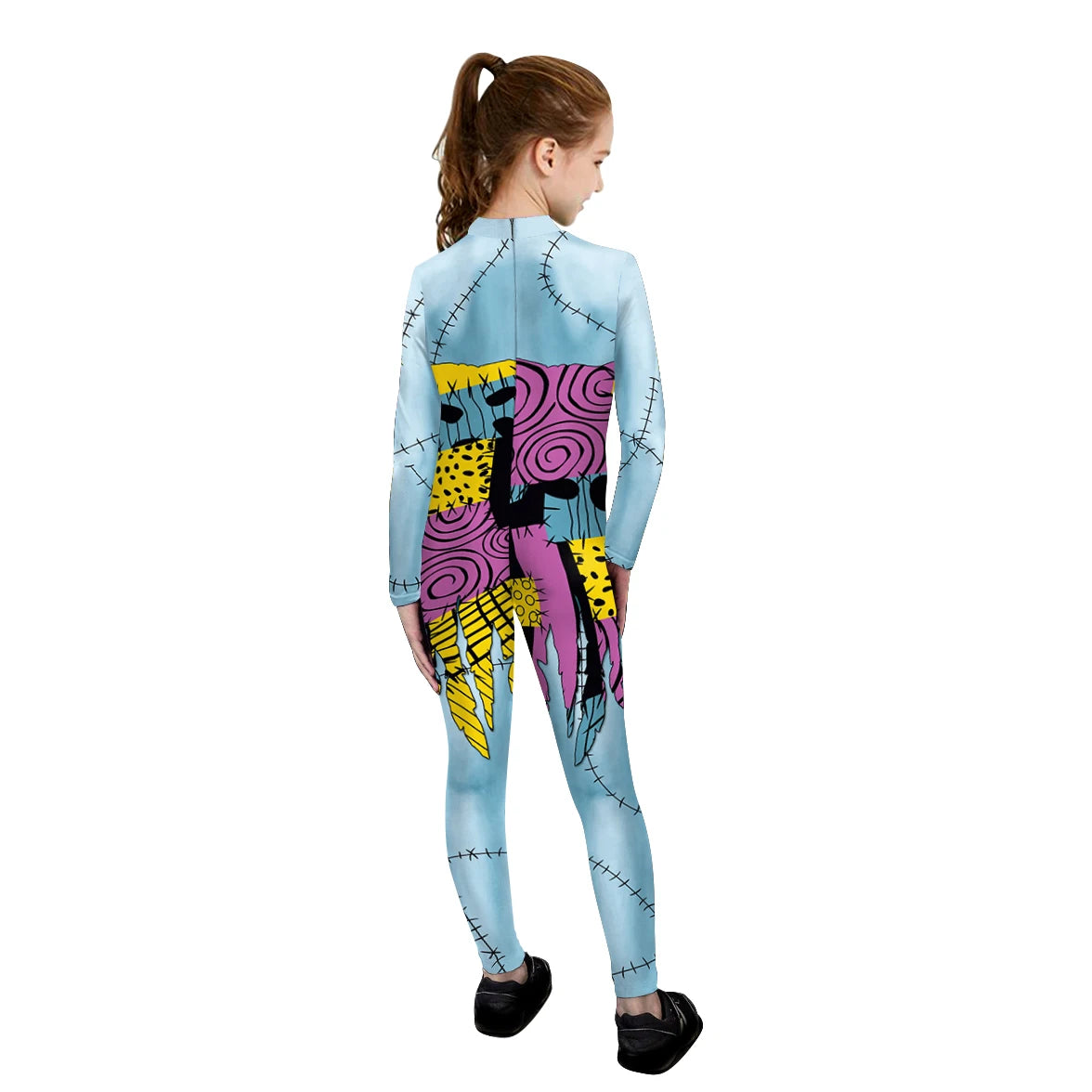 [Tu es mon Secret] le cauchemar avant noël Anime Cosplay Costume Halloween Sally fille imprimé fête body