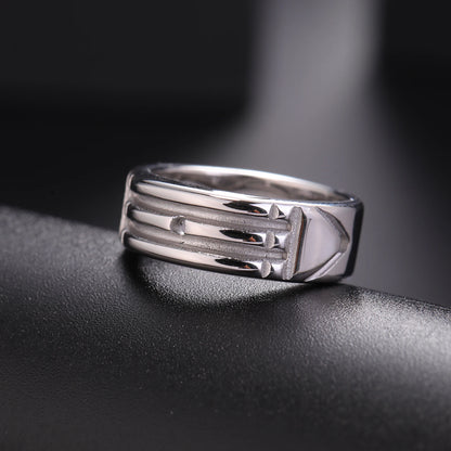Bague HIPEE Atlantis en acier inoxydable, amulette spirituelle égyptienne ancienne pour femmes et hommes