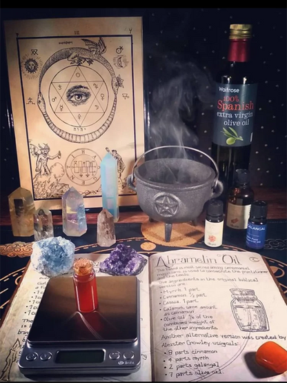 Chaudron à Trois Pieds en Fonte pour Halloween, Pentacle, Sorcière Magique, Nina Ible, Alerte de Table, Pot Brûlant