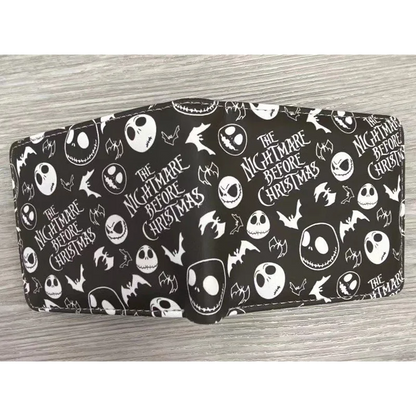 Le cauchemar avant noël portefeuilles dessin animé Figure Jack Skellington porte-monnaie femmes hommes sac d'argent Halloween Cosplay sac cadeau