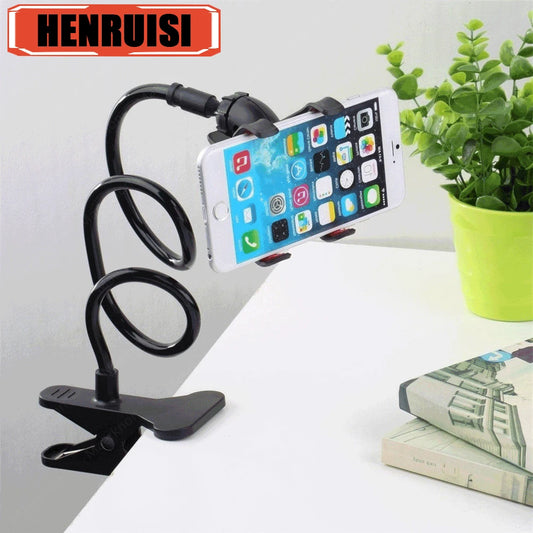 Support de téléphone portable universel, bras Long Flexible, paresseux, pince de lit, tablette, Support de voiture pour iPhone XS Samsung