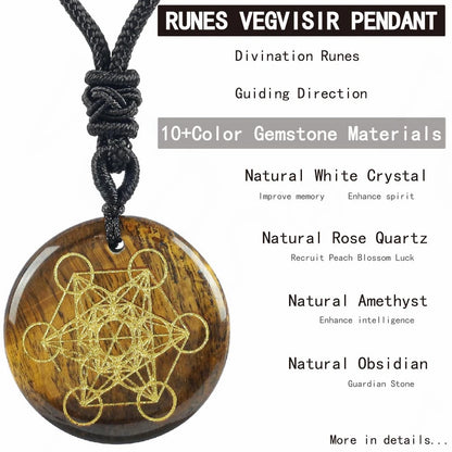 Pierre de cristal naturel Cube de Metatron pendentifs multidimensionnels mythologie ange mystérieux symboles divins colliers d'énergie Reiki