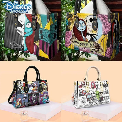 Sac à bandoulière en cuir Pu pour femmes, cauchemar avant noël Jack Skellington, sac à main de luxe Anime Sally Cosplay, cadeau d'halloween