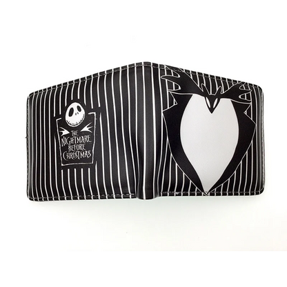 Le cauchemar avant noël portefeuilles dessin animé Figure Jack Skellington porte-monnaie femmes hommes sac d'argent Halloween Cosplay sac cadeau