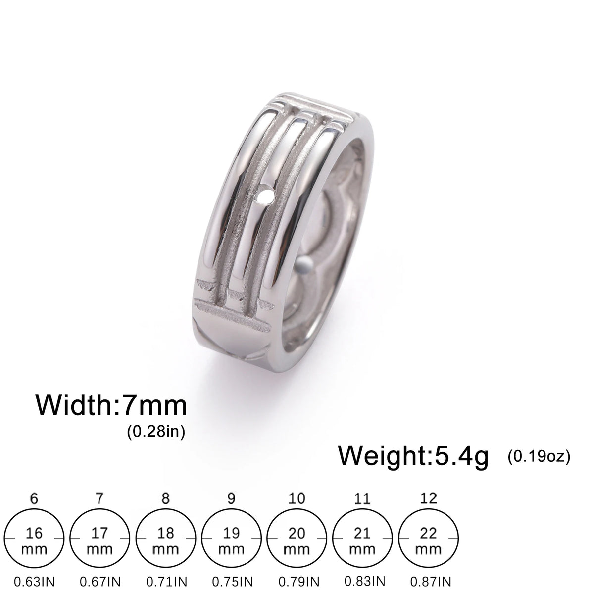 Bague HIPEE Atlantis en acier inoxydable, amulette spirituelle égyptienne ancienne pour femmes et hommes