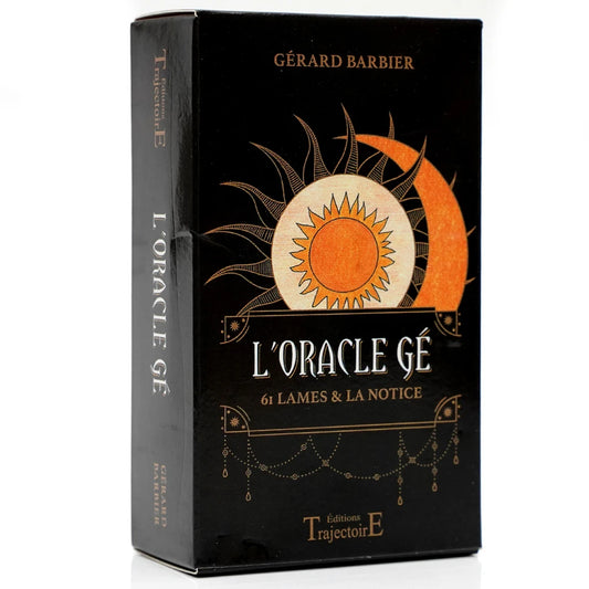 L'Oracle Gé - 61 lames & la notice Cartes de tarot françaises Oracle divin Ce jeu divinatoire au graphisme simple et éloquent constitue The Gé Oracle