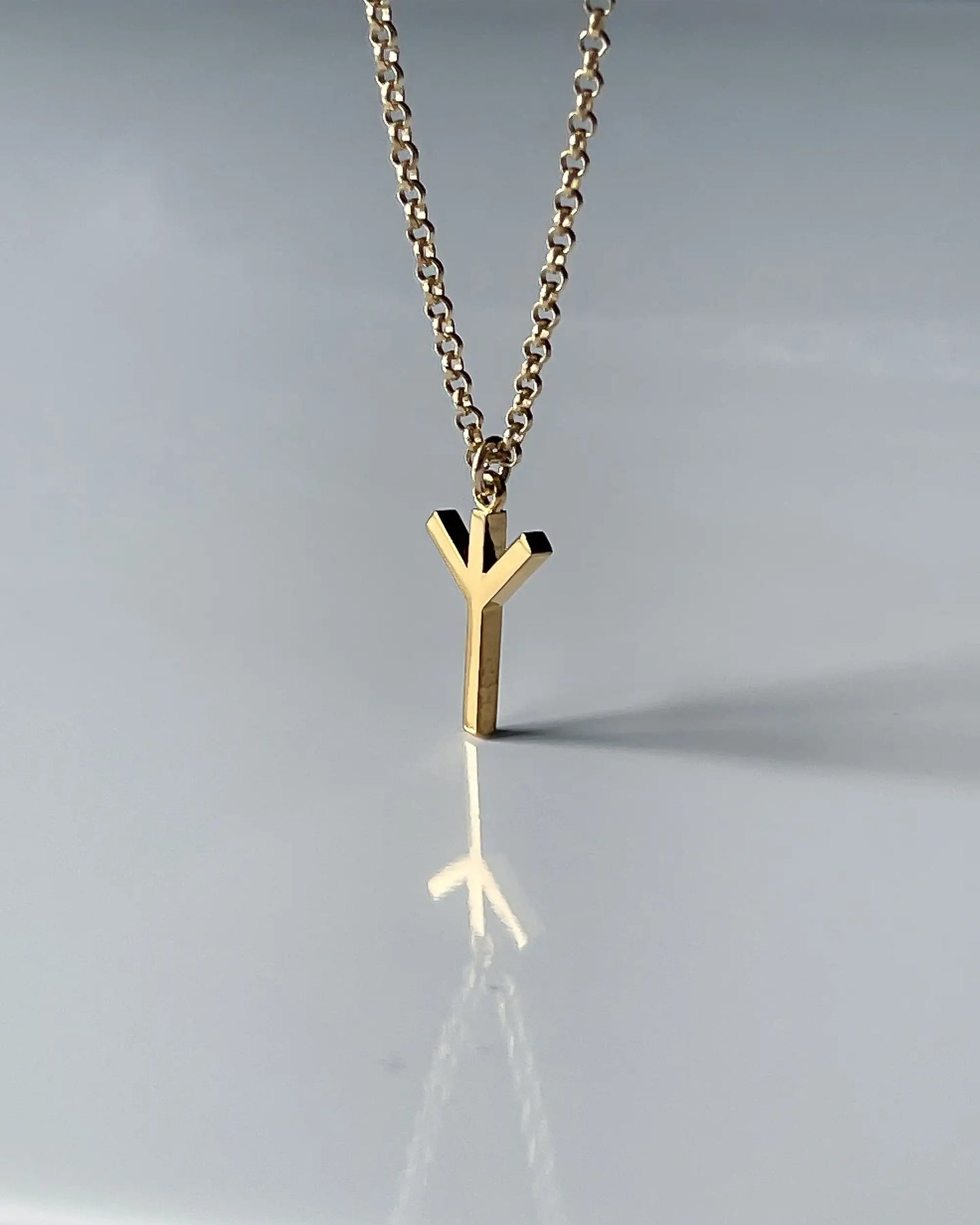 Vikings Rune pendentif collier en acier inoxydable pour femmes raffiné nordique runique pendentifs accessoires bijoux cadeau