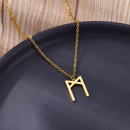 Vikings Rune pendentif collier en acier inoxydable pour femmes raffiné nordique runique pendentifs accessoires bijoux cadeau