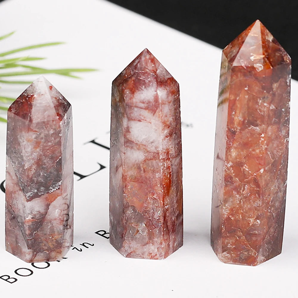 Pierre naturelle et cristaux pointe baguette sorcellerie Quartz Rose améthyste décoration de la maison pierres minérales artisanat salle Aquarium décor
