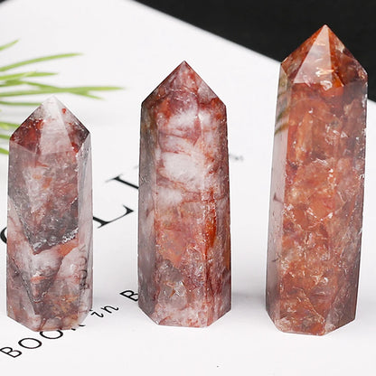 Pierre naturelle et cristaux pointe baguette sorcellerie Quartz Rose améthyste décoration de la maison pierres minérales artisanat salle Aquarium décor
