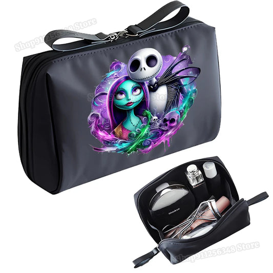Le cauchemar avant noël trousse de maquillage dessin animé Figure Jack Skellington pochette sacs à cosmétiques Disney maquillage organisateur cas