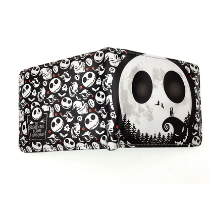 Le cauchemar avant noël portefeuilles dessin animé Figure Jack Skellington porte-monnaie femmes hommes sac d'argent Halloween Cosplay sac cadeau