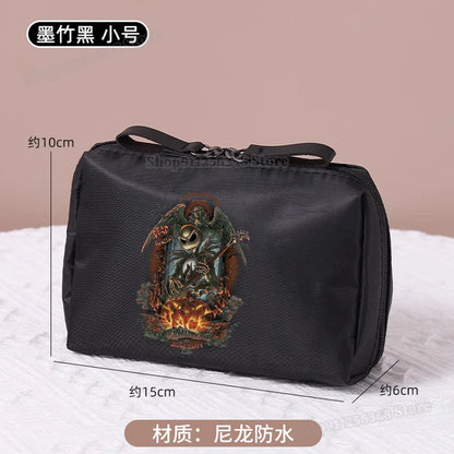 Le cauchemar avant noël trousse de maquillage dessin animé Figure Jack Skellington pochette sacs à cosmétiques Disney maquillage organisateur cas