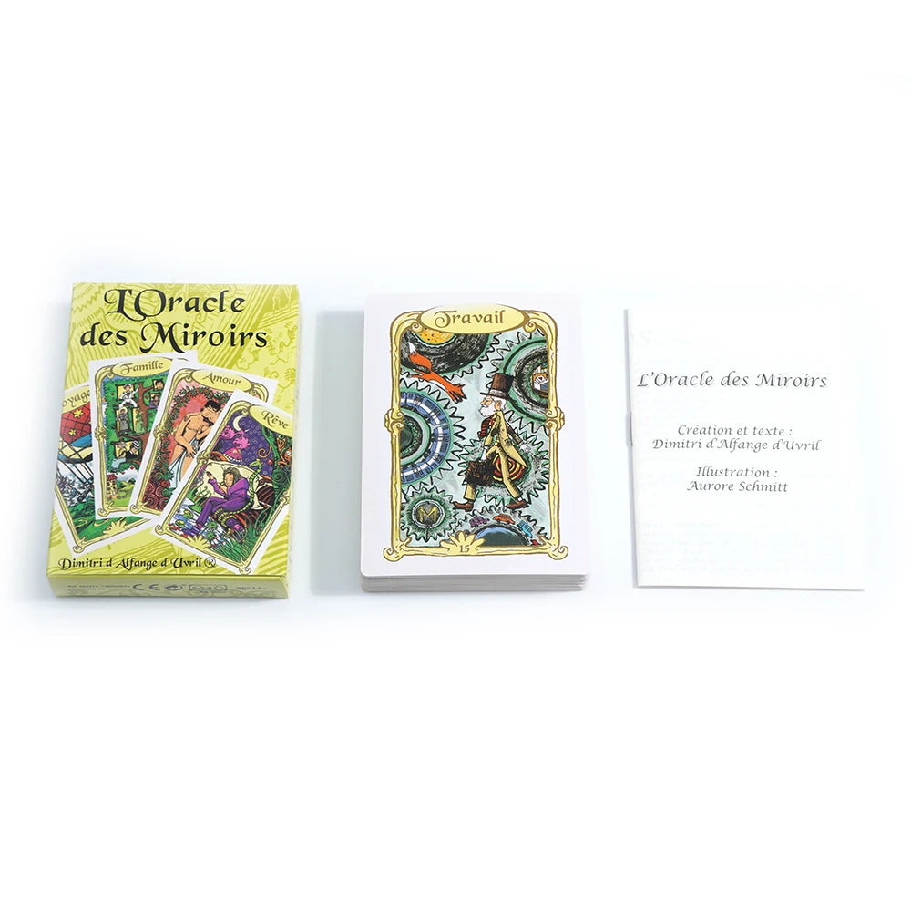 Oracle des Miroirs Un Voyage Mystique à Travers l'Amour la Famille et les Rêves Un Outil Idéal pour la Divination et la Réflexion Personnelle Éditions Spéciales Avec un manuel d'utilisation.