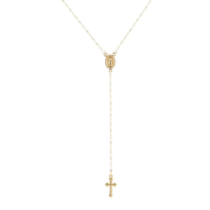 SUMENG 2024 nouvelle mode Vintage croix chrétienne bohême chapelet religieux pendentif collier pour femmes charme bijoux cadeaux