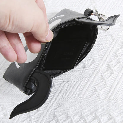 Le cauchemar avant noël portefeuille zéro Kawaii figurines de dessin animé PU fermeture éclair sac d'argent Mini porte-clés porte-monnaie hommes femmes cadeaux