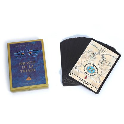 Oracle de la Triade Version française de cartes de Tarot Un Outil Précieux pour la Divination et la guidage Spirituelle jeu de fête