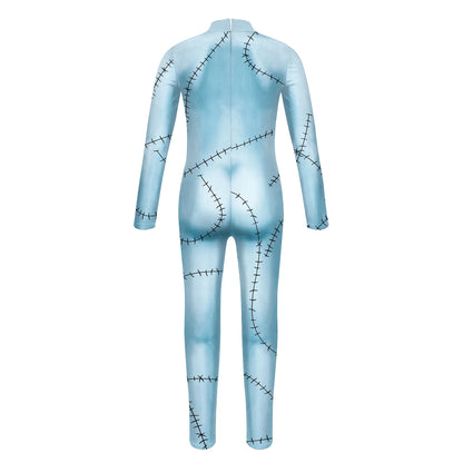 [Tu es mon Secret] le cauchemar avant noël Anime Cosplay Costume Halloween Sally fille imprimé fête body