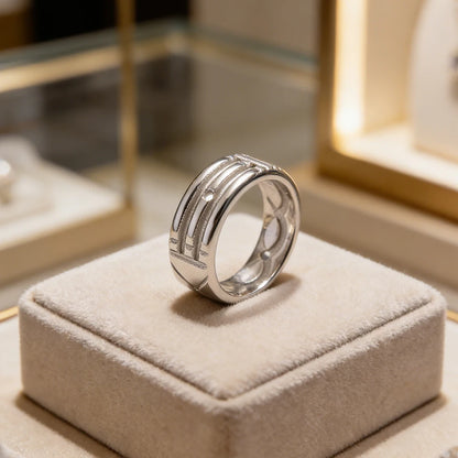 Bague HIPEE Atlantis en acier inoxydable, amulette spirituelle égyptienne ancienne pour femmes et hommes