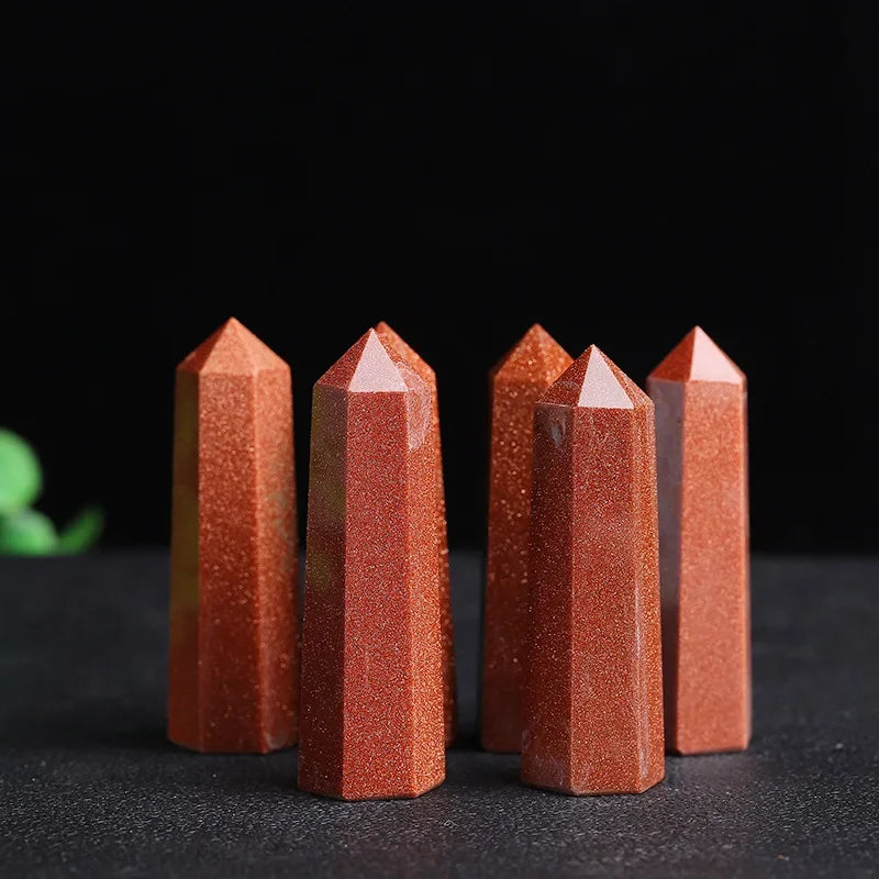 Pierre naturelle et cristaux pointe baguette sorcellerie Quartz Rose améthyste décoration de la maison pierres minérales artisanat salle Aquarium décor