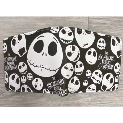 Le cauchemar avant noël portefeuilles dessin animé Figure Jack Skellington porte-monnaie femmes hommes sac d'argent Halloween Cosplay sac cadeau