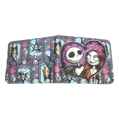 The Nightmare Before Christmas PU Leather Wallet, Credict Card Holder, Purse with Coin Pocket, New Arrival