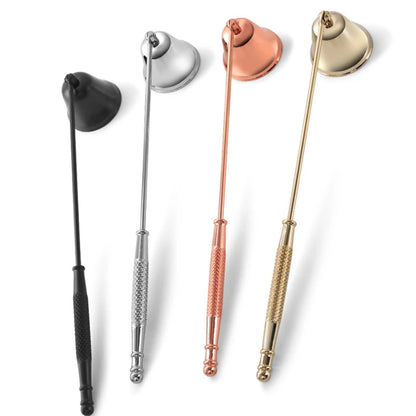 Outil d'extinction de bougie en acier inoxydable, manche long, accessoire d'extincteur de cloche, accessoires de mèches de bougie