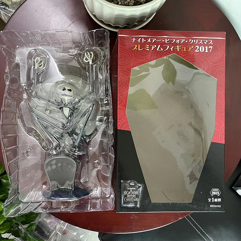 The Nightmare Before Christmas Jack Skellington Action Figure, 12 Face Jack Chair, Special Version Model Toy, Hmatte en Present