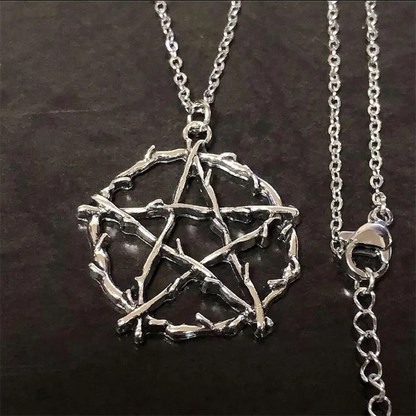 Collier pentagramme gothique, Pentacle Grunge Wicca Punk, bijoux de déclaration, charme créatif, mode femmes, cadeau délicat, Punk
