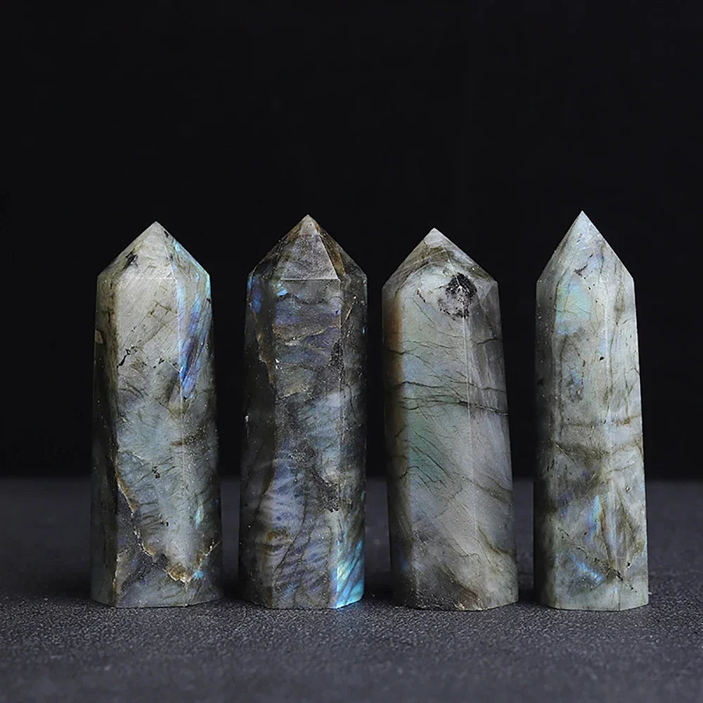Pierre naturelle et cristaux pointe baguette sorcellerie Quartz Rose améthyste décoration de la maison pierres minérales artisanat salle Aquarium décor