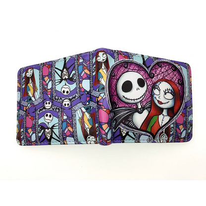 Le cauchemar avant noël portefeuilles dessin animé Figure Jack Skellington porte-monnaie femmes hommes sac d'argent Halloween Cosplay sac cadeau