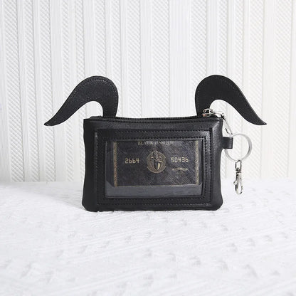 Le cauchemar avant noël portefeuille zéro Kawaii figurines de dessin animé PU fermeture éclair sac d'argent Mini porte-clés porte-monnaie hommes femmes cadeaux