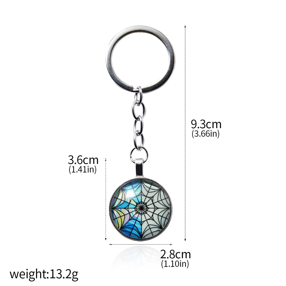 Bracelet de perles de fenêtre arc-en-ciel mercredi Addams, pendentif chose à main, bijoux gothiques pour femmes, accessoires cadeau