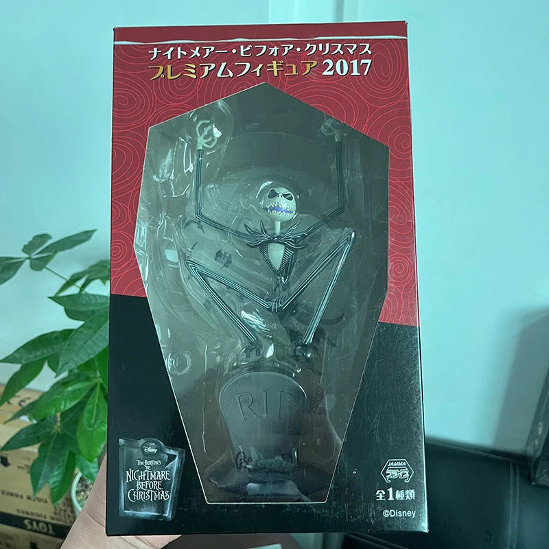 The Nightmare Before Christmas Jack Skellington Action Figure, 12 Face Jack Chair, Special Version Model Toy, Hmatte en Present