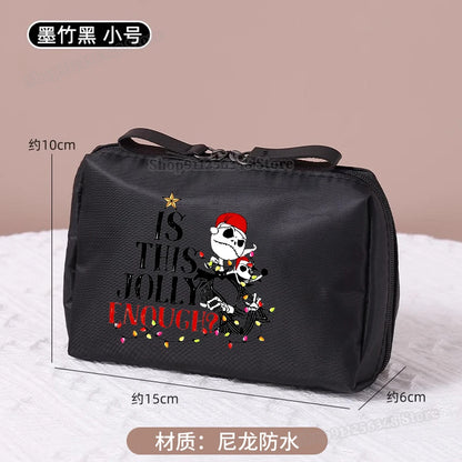 Le cauchemar avant noël trousse de maquillage dessin animé Figure Jack Skellington pochette sacs à cosmétiques Disney maquillage organisateur cas