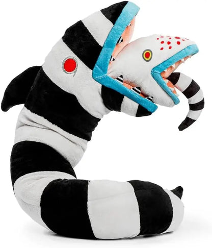 Figurine en peluche interactive à collectionner Beetlejuice Sandworm, 13 po