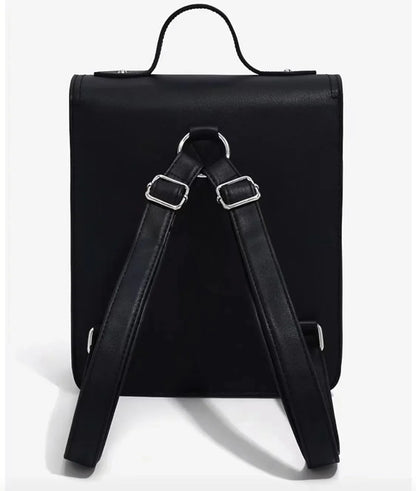 GerGift-Sac à Dos d'Université pour Enfant, Sacoche d'Écolière, Sacoche de Rangement pour Cosplay du Mercredi Addams