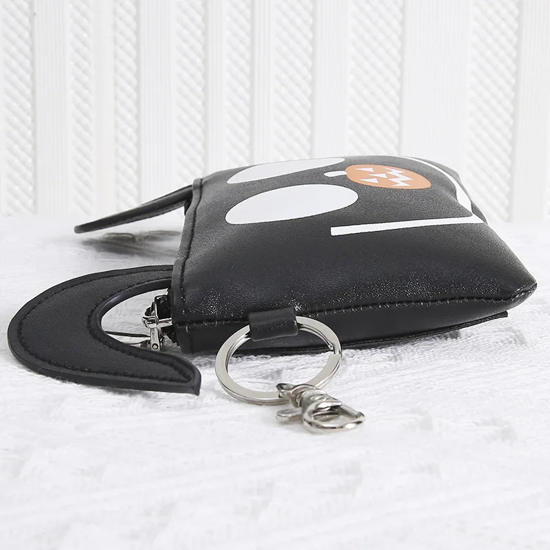 Le cauchemar avant noël portefeuille zéro Kawaii figurines de dessin animé PU fermeture éclair sac d'argent Mini porte-clés porte-monnaie hommes femmes cadeaux