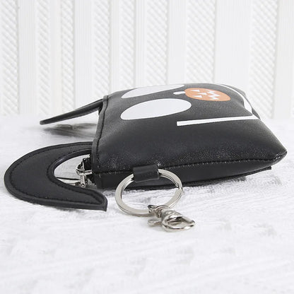 Le cauchemar avant noël portefeuille zéro Kawaii figurines de dessin animé PU fermeture éclair sac d'argent Mini porte-clés porte-monnaie hommes femmes cadeaux