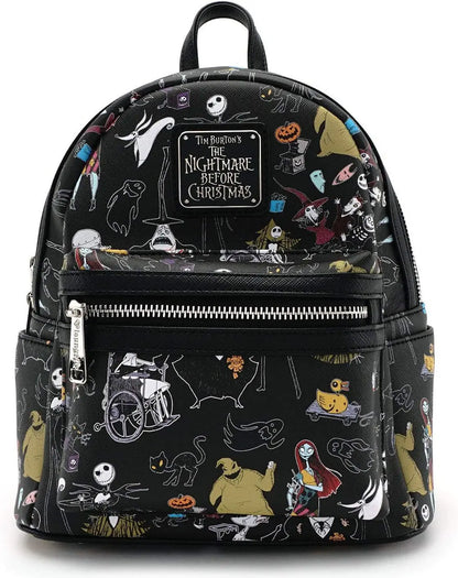 Loungefly X The Nightmare Before Christmas Sally Jack Cosplay Mini Sac à Dos en Faux Cuir