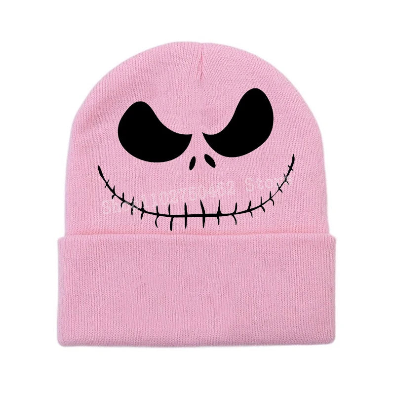 Disney le cauchemar avant noël tricoté chapeau enfants nouveau Anime tricot casquette garçons filles hiver chaud bonnets enfants Halloween cadeau