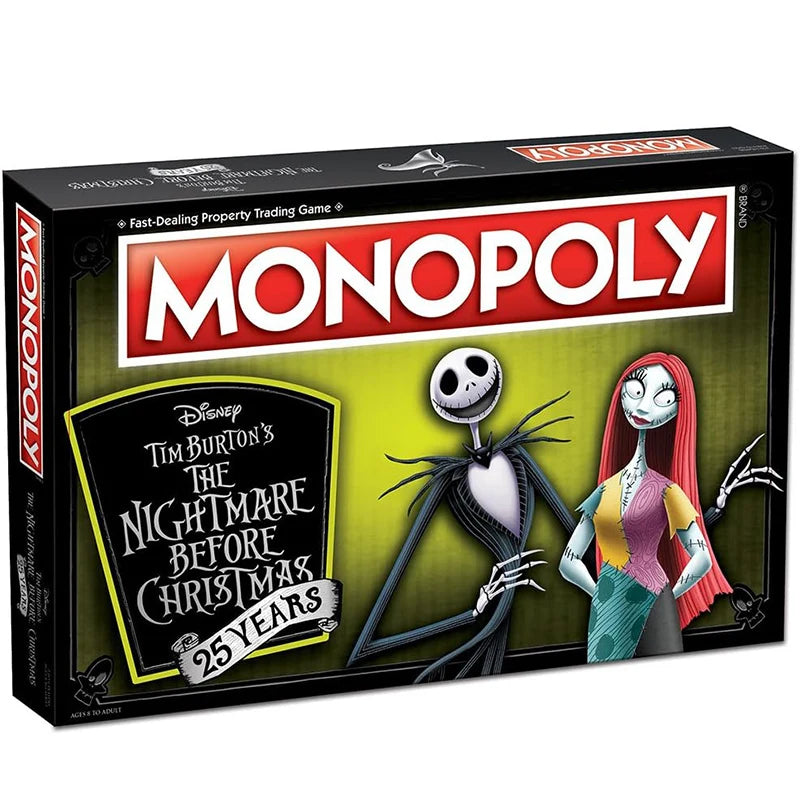 Le cauchemar avant Noël de Disney, Jack Skellington, Sally Cosplay, jeu de société, carte en papier, vol explorez ecs, fête d'Halloween, jouet cadeau