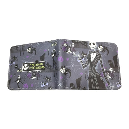 The Nightmare Before Christmas PU Leather Wallet, Credict Card Holder, Purse with Coin Pocket, New Arrival