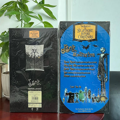 The Nightmare Before Christmas Jack Skellington Action Figure, 12 Face Jack Chair, Special Version Model Toy, Hmatte en Present
