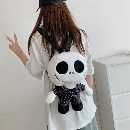 Disney-Sac à dos Jack Skellington pour enfants, sac beurre de dessin animé, L'Étrange Noël de monsieur Jack, Halloween, bonbons, cadeaux pour enfants