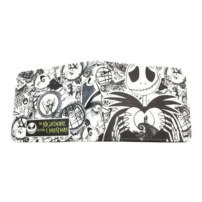 The Nightmare Before Christmas PU Leather Wallet, Credict Card Holder, Purse with Coin Pocket, New Arrival
