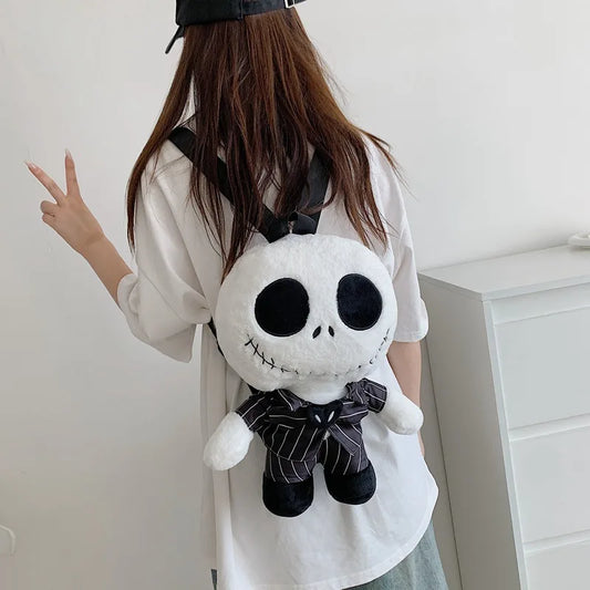 Disney-Sac à dos Jack Skellington pour enfants, sac beurre de dessin animé, L'Étrange Noël de monsieur Jack, Halloween, bonbons, cadeaux pour enfants
