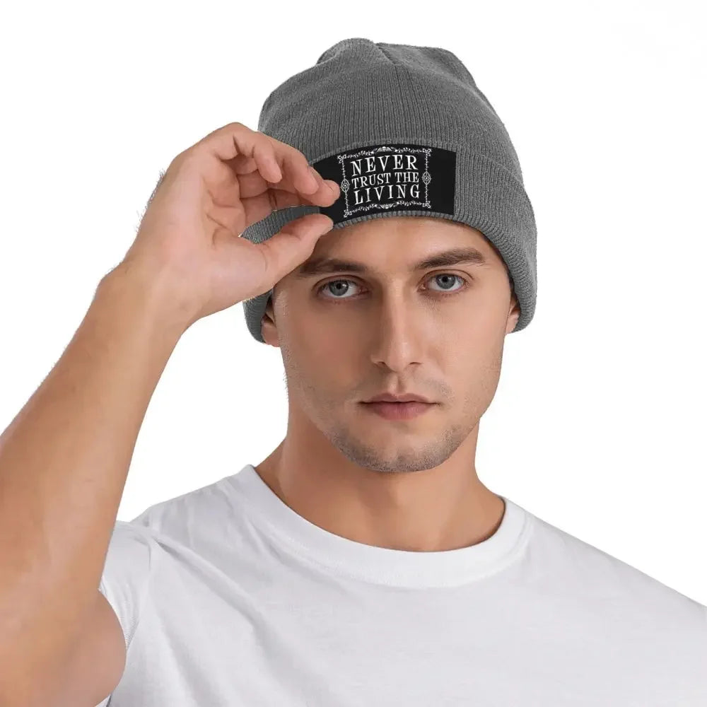 Beetlejuice film d'horreur (8) casquette tricotée chaude mode Bonnet chapeau automne hiver bonnets d'extérieur chapeaux pour hommes femmes adultes